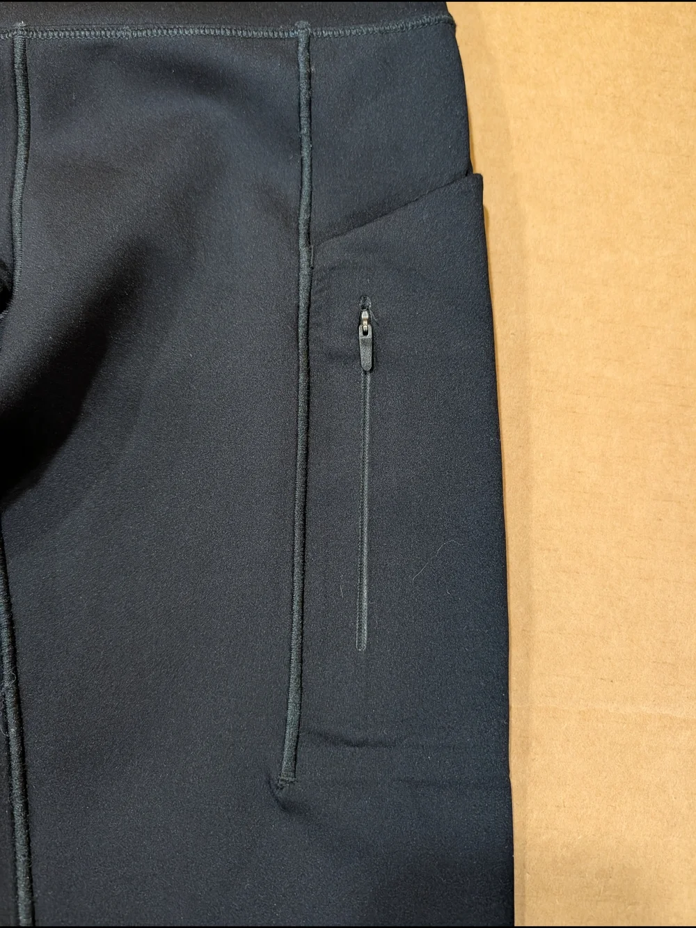 Nike Black Sculpting High-Waist Leggings with Side Zip Pocket Size XS